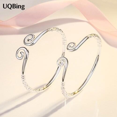 Vintage 925 Sterling silver Sun Wukong Cuff Mantra Couple Bracelets & Bangles Jewelry 2020