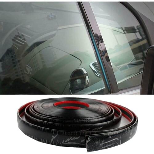 1*Black Trim Molding Car Door Side Tailgate Decorate Protect Strip 10ft Soft PVC Brand New Styling Mouldings