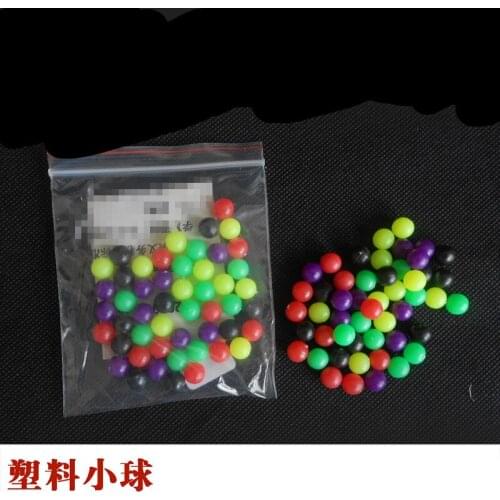 50pcs plastic ball Includes five colors 8mm Primary school mathematics experiment equipment teaching equipment