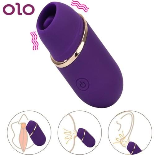 9 Modes Tongue Vibrator G-Spot Clitoral Stimulator Clit Nipple Sucker Tongue Licking Adult Products Sex Toy for Women