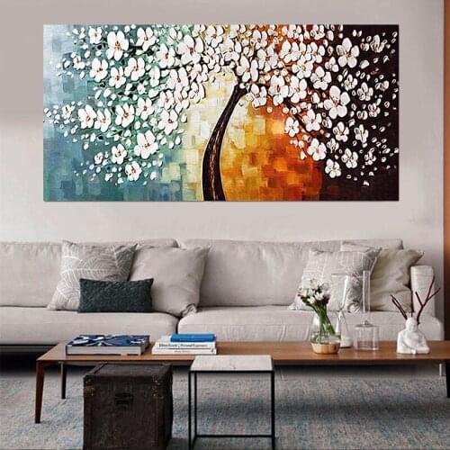 Lucky Tree Canvas Painting Abstract Wall art Pictures Nordic Modern Poster and Prints Living Room Home Decoration