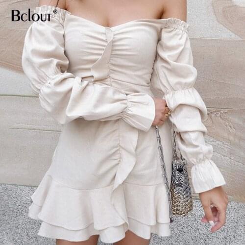 Летние платья с открытыми плечами Bclout China At AliExpress