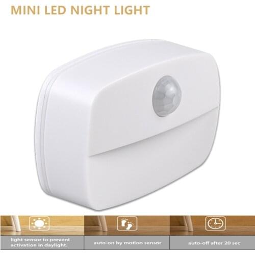 LED Motion Sensor Light Wireless Wall Lamp Light No Glare Small Nightlights Lamp For Room Corridor Cabinet Door Easy Install