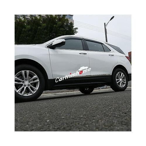 Side Door Body Molding Cover Trim 4pcs For Chevrolet Holden Equinox 2018