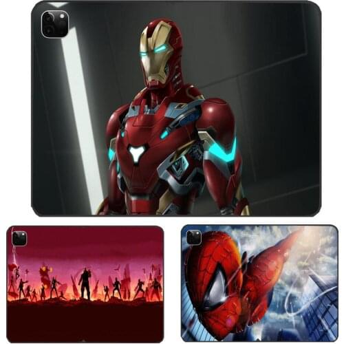 Love Iron Man Spider-Man Captain America iPad Case For i Pad 10.2 Case Hunter X Hunter Soft Silicone Back Funda Protective Cover