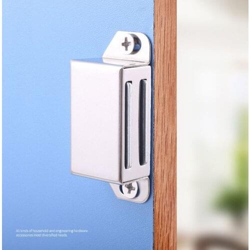 Iron-absorbing stone door lock cabinet door stopper strong magnetic touch bead clip easy to touch the door indoor door closer
