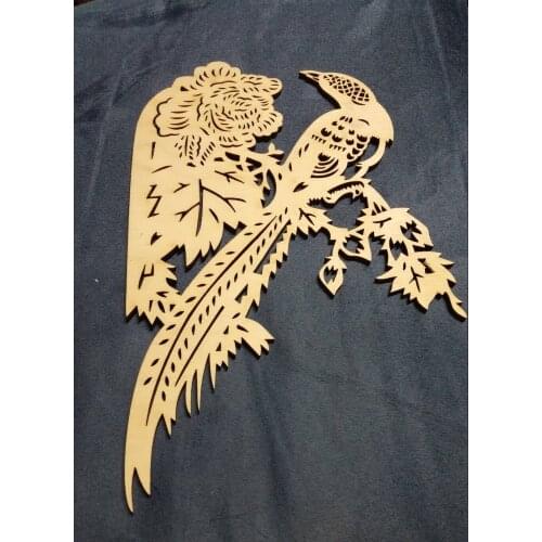 Rustic Wooden Bird flowers wall decor, party photo booth props, bedroom sign, dorm wall decor.Living room decor