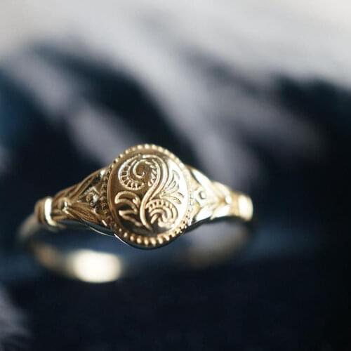 Designers unique creative silver inlaid carved opening adjustable ring elegant luxury ladies brand jewelry
