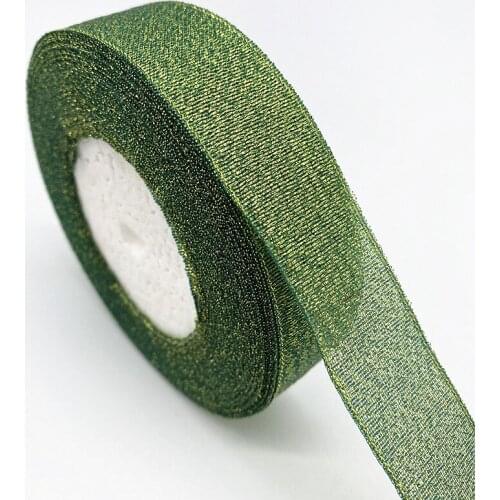 25 Yards 6-25mm Double-sided Satin Silk Organza Ribbon Decorative Gift Wrap for Home Wedding Christmas DIY Crafts #11