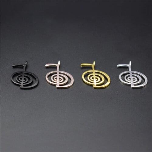 Elfin Trendy Cho Ku Rei Science Silver Color Pendants Biochemical molecule Geometric Jewellery Pendants Women