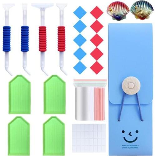 5D DIY Diamond Painting Tools and Accessories Kits pen Clay Tray Diamond Embroidery Tray Box sets