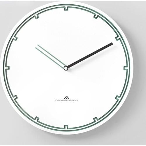 White Europe Style Silent Movement Wall Clock Modern Design Simple Wall Clocks Wall Watch Orologio Parete Living Room Decoration