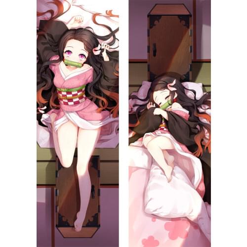 Dakimakura Demon Slayer Kimetsu No Yaiba Kamado Nezuko Sexy Hugging Body Pillow Case Cushion Pillow Cover Gift