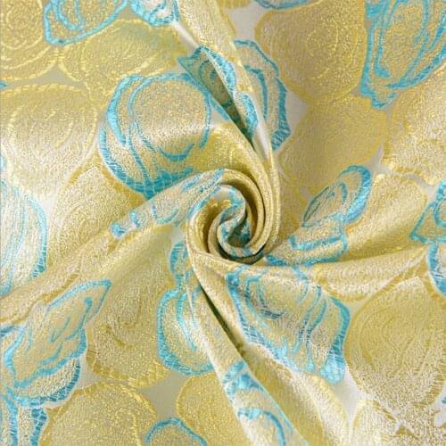 New arrival imported yard dyed jacquard brocade cloud fabric used for Quilting sewing dress women clothing skirt by meter