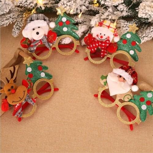 New Christmas Decorations for Home Christmas Party Decoration Creative Cartoon Old Man Christmas Tree Decoration Glasses Navidad