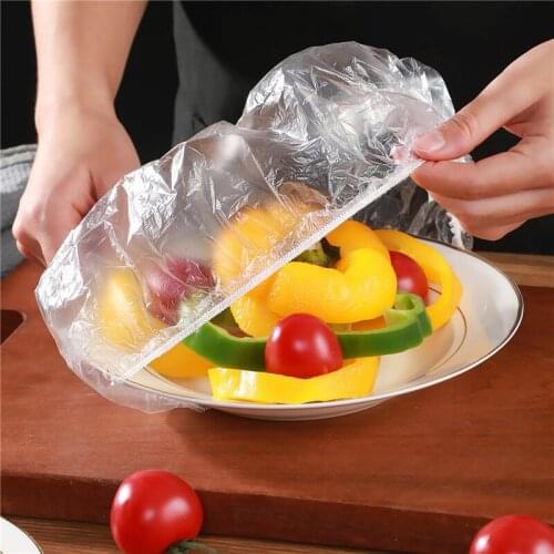 Food Grade Preservative Film Food Storage Covers Disposable Plastic Wrap Reusable Kitchen Disposable Food Protective Film