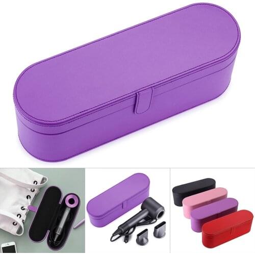 Portable Hair Care Professinal Quick Dry Dryer Case PU Leather Flip Hard Box Anti-scratch Cover Pouch for Dyson Supersonic