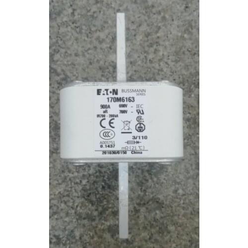 Fuses: 170M6162 800A 690V / 170M6163 900A / 170M6164 1000A / 170M6165 1100A / 170M6166 1250A 690V aR