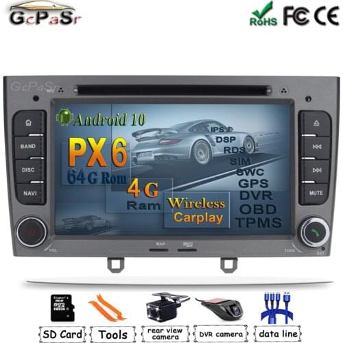 PX6 Android 10 For Renault Duster Dacia Logan Sandero Xray 2 Auto Radio Car Multimedia Player GPS Navi Head Unit Stereo SWC