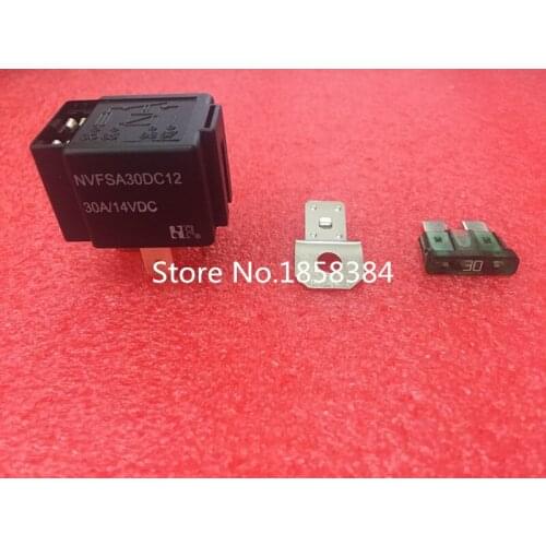 20PCS/LOT Automotive relay automobile fuse relay relay 12V with 30A fuse