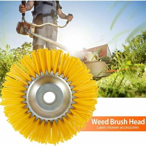 200mm/8Inch Nylon Straw Rope Trimmer Head Grass Brush Cutter Dust Removal Weeding Plate for Lawnmower