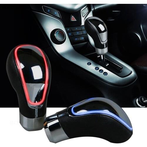Universal Cool LED Gear Shift Knob Gear Stick Knobs with colorful led light Touch motion activated MT Car Auto Gear Shift Knob