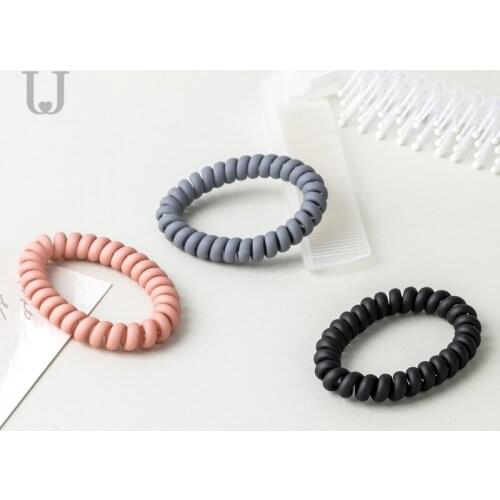Youpin Phone line hair ring matte matte female no trace simple headdress tie hair rubber band