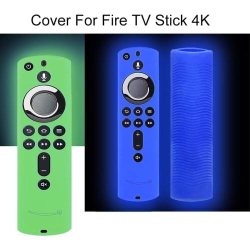 Protective Case 5.9 Inch Cover Silicone Shockproof Anti-Slip for Amazon Fire TV Stick 4K for 4K(2nd Gen) Remote Control