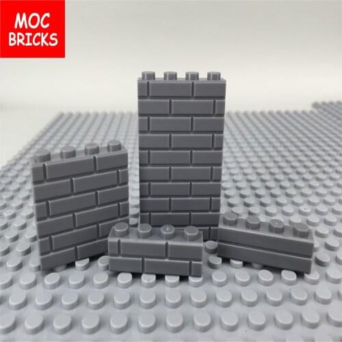 100pcs\lot MOC Bricks Modified 1 x 4 with Masonry Profile 15533 Wall Accessories Model Kids DIY Educational Toys