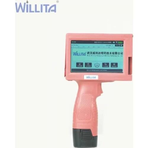 Aautomatic Flatbed Handheld Handheld Inkjet Printer 25.4mm Wate Bottle Handjet Portable Printer