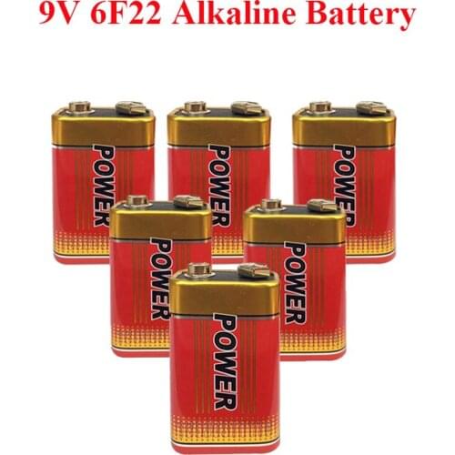 AJQQ 1604D 6f22 Battery 9v Zinc Carbon Use for Multimeter Microphone Toy Remote Control
