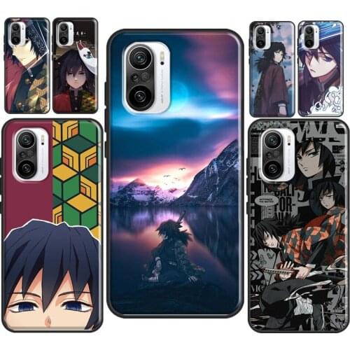 Tomioka Giyuu Demon Slayer For Xiaomi Mi 11 Pro 10T 9T Mi Note 10 Lite A1 A2 A3 Cover For POCO X3 Pro M3 F2 F3 Case