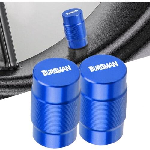 For SUZUKI BURGMAN 650 400 125 200 250 AN650 AN400 AN125 AN200 Motorcycle CNC Vehicle Wheel Tire Valve Air Port Stem Caps Cover