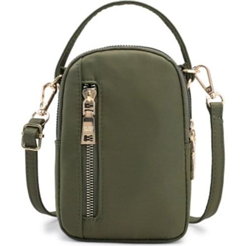 Small Crossbody Bag Cell Phone Purse Multi-pockets Nylon Wallet for Women Best Sale-WT