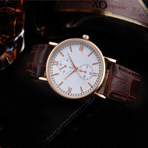 Retro Design Watch Men Alloy Leather Simple Quartz Analog watches Mens Casual Delicate Cool Wrist Watches horloges mannen 2021