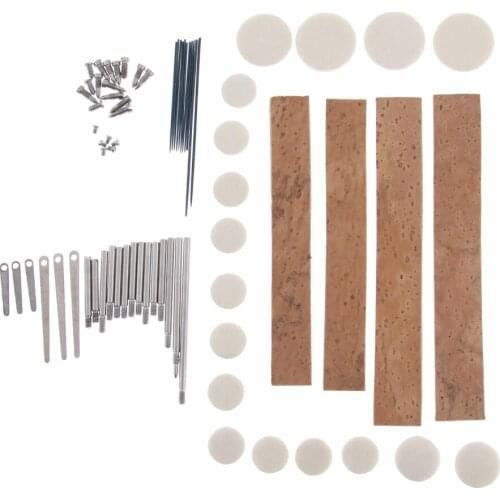 Clarinet Replacement Leather Pads Screws Set For Clarinet Accessories
