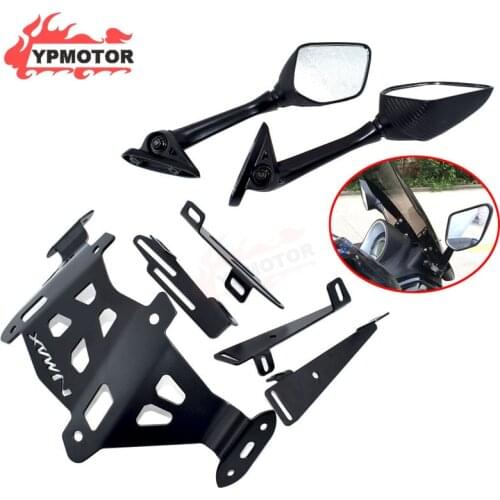 NMAX 155 Motorcycle Forward Rearview / Mirror Holder Support / Adjustable Windscreen windshield Bracket For Yamaha NMAX155 2020