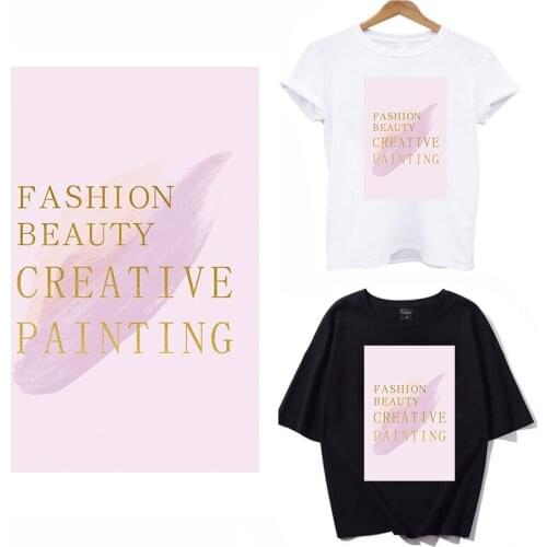 New Arriveal Letter Patches Heat Transfer Iron On Patch A-level Washable Clothes Stickers Easy Print Irons