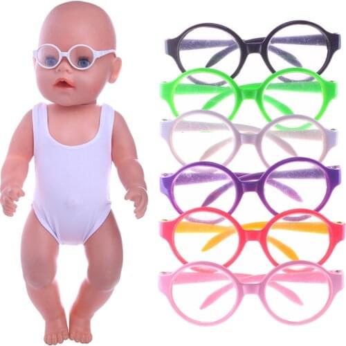 Simple And Stylish Doll Glasses Girl Toys Fit 18inch American Baby&43cm born Baby For Our Generation Girl`s Gift