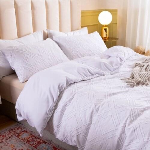 Luxury Solid Color Striped Modern Style Twin Bedding Set Plaid Patchwork Pattern Duvet Cover 220x240 For Home Ddornment Bed 150