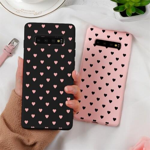 Heart Funda For Samsung Galaxy A51 A71 A01 A10 A20 A30 A40 A50 A70 A91 A30S S8 S9 S10 S20 Plus Ultra S10E Note 8 9 10 TPU Case