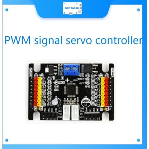 Yahboom PWM signal servo controller with IIC Serial port compatible with Microbit Raspberry Pi Nvidia Jetson NANO