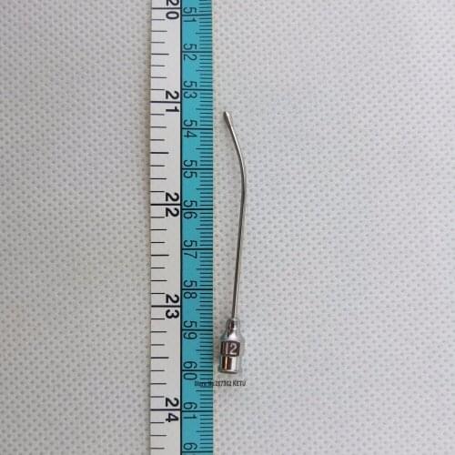 Mixing Curve Hand Feeding Rearing Gavage Crop Needle Medication Tube Cage Birds Mice Veterinary