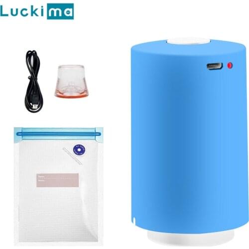 Electric Automatic Vacuum Sealer Machine USB Charging Vacuum Sealing Pump for Food Sous Vide Storage Bags Clothes Organizer
