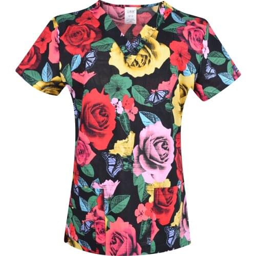 XXS-5XL Scrubs nursing scrubs women scrubs nurse medico uniformes medicos para mujer Scrub Tops