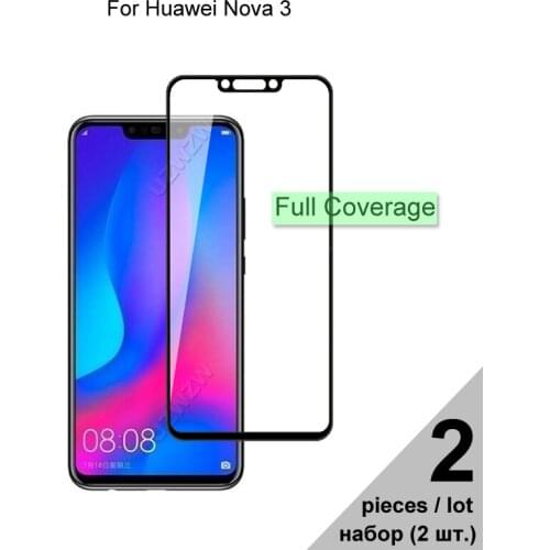 Protective Glass For Huawei Nova 3 Full Coverage Tempered Glass For Huawei Nova 3