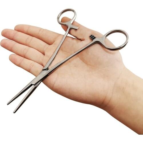 1 pcs Animal Veterinary Vet Medical Stainless Steel Surgical Scissors Straight curved Tip Scissors Farming Tools