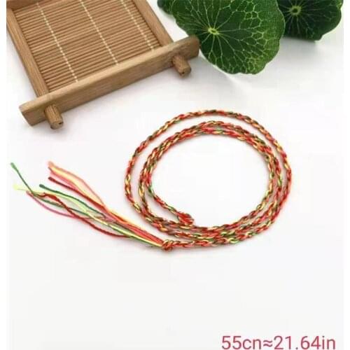 10 Pieces Bohemian New Braided Rope Bracelet WomenS String Chain Adjustable Lucky Color Rope Bracelet MenS Jewelry Wholesales