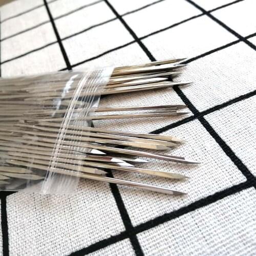 100PCS Leathercraft DIY Leather Triangular Needles Leather Special Stainless Steel Shaped Pin Stitch Needlework Sewing Supplies
