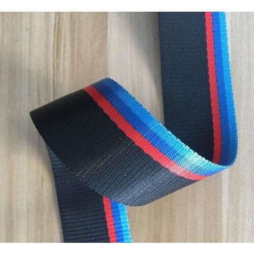 3M-36M Multicolor Car Seat Belt Webbing European Standard Personalized Modification For BW Accessories